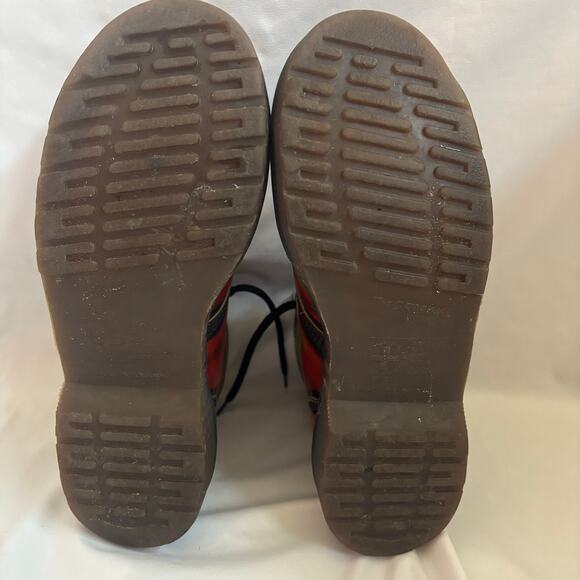 Rare Dr Doc Martens Tie Dye Combat Boot 90s Vintage Original England US 8.5 UK 6 - Picture 11 of 16